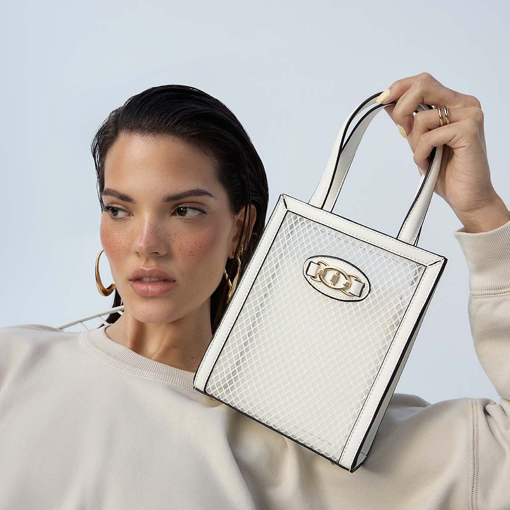 Adelia Women's White Satchel image number 0
